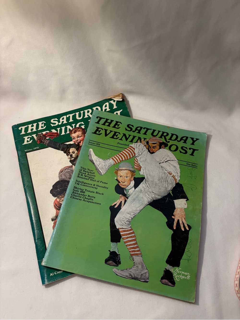 2- The Saturday Evening Post magazines